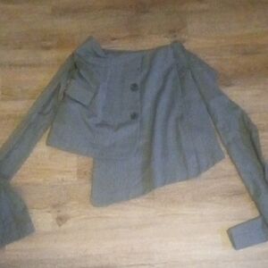 Asymmetrical Gray Skirt